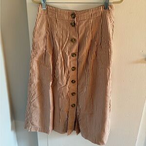 Madewell Striped Skirt